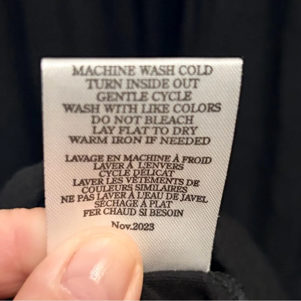 Z SUPPLY Black Halter Key Hole Chest Maxi Dress - Picture 7 of 8